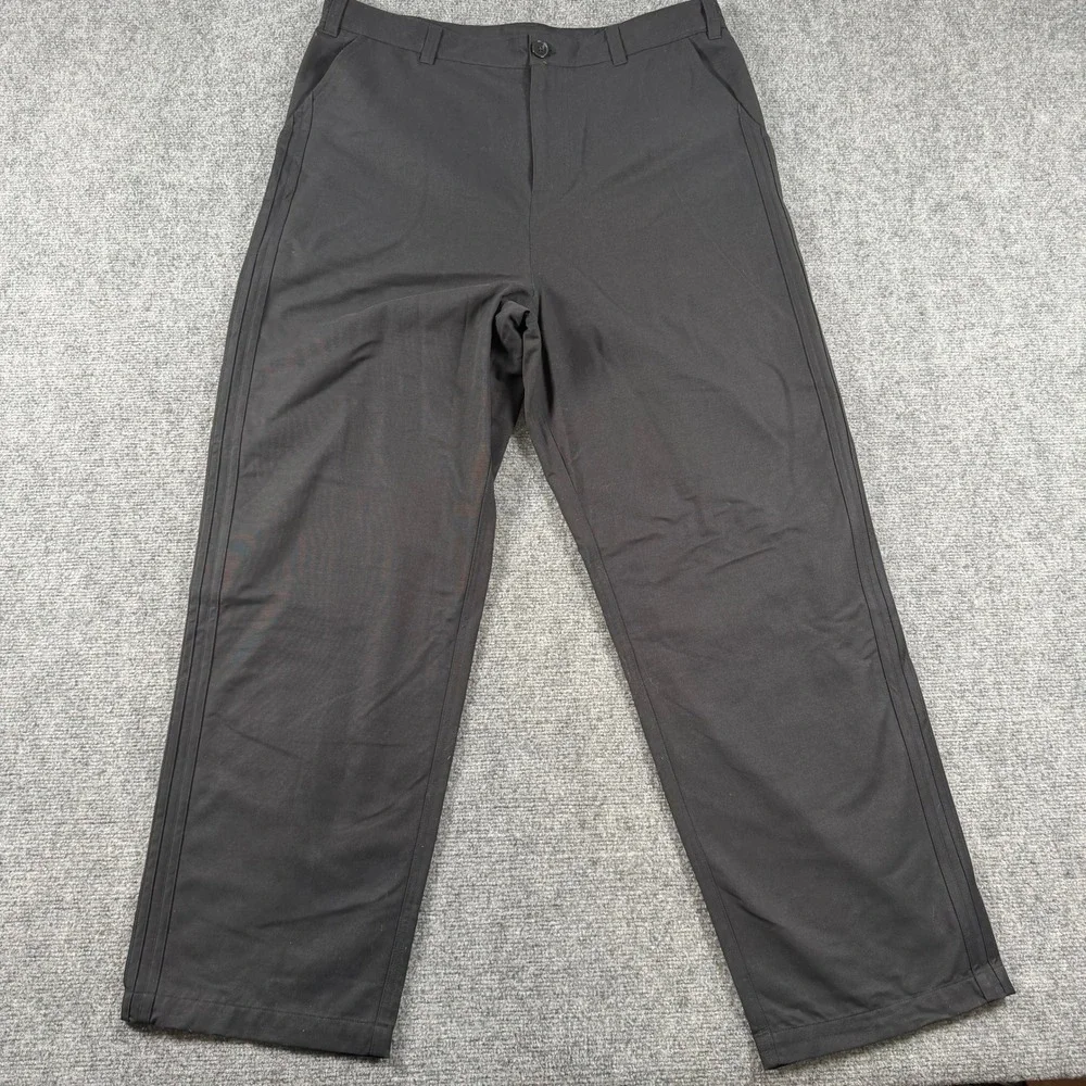 Adidas Skate Chino Mens 34x32 Black Skateboarding Pants IJ0970 New